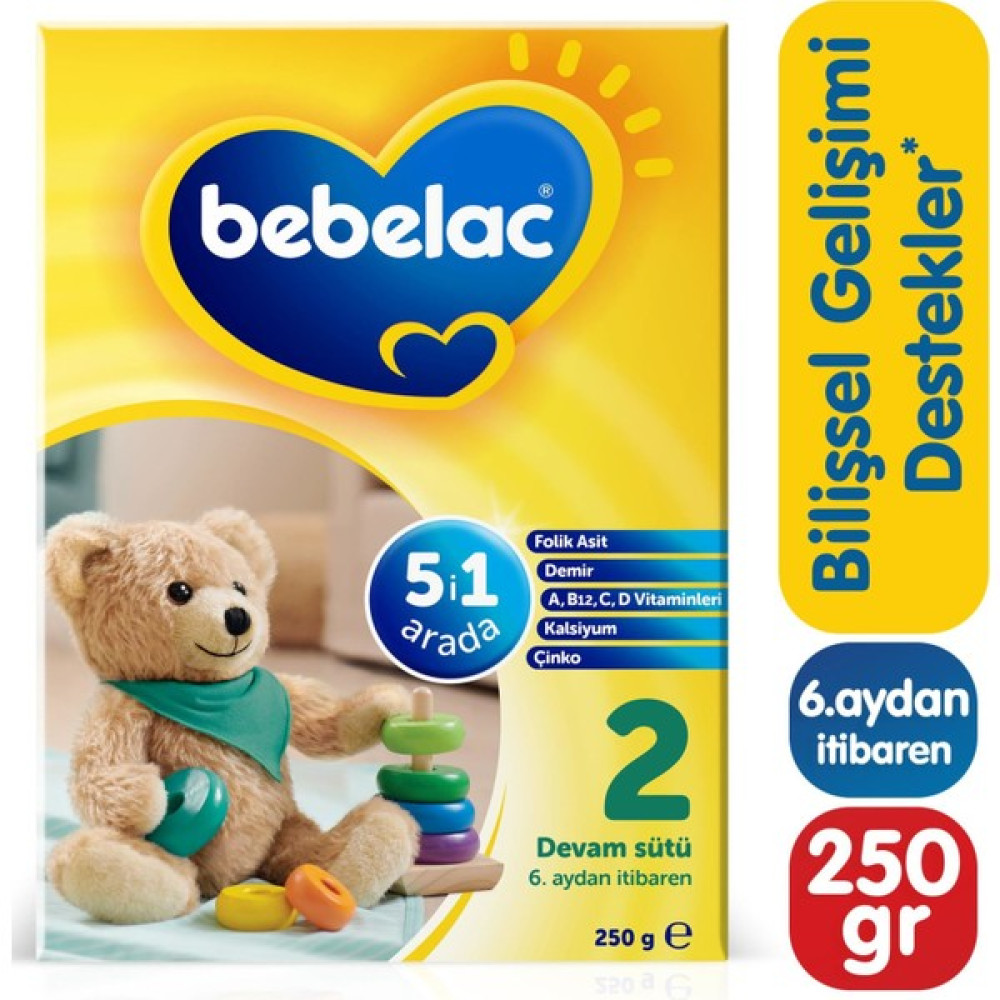 Bebelac Bebek Devam Sütü No2 250GR Brnm [gymberq] Mama Seti Fiyatı