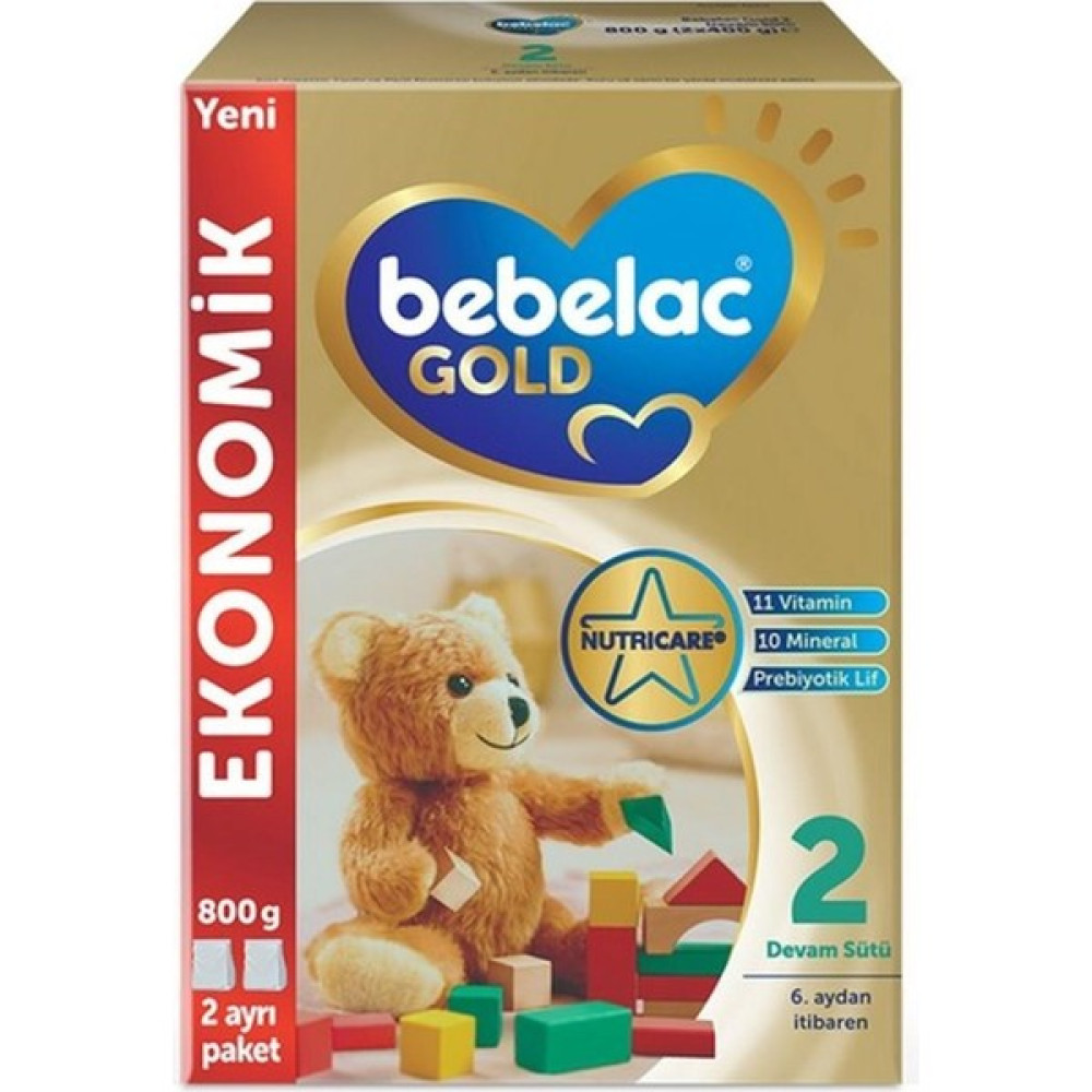 Bebelac Gold Bebek Devam Sütü No2 800GR - Hediyesiz Bebek Beslenme Gereçleri Fiyatı