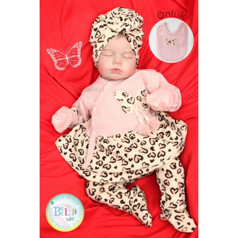 Bebeloji Baby Nerissa Kız Bebek Organik Hastane Çıkışı 5li Set ( Yenidoğan Kıyafeti , Yenidoğan Hastane Çıkışı ) Bebek Hastane Çıkışı Fiyatı
