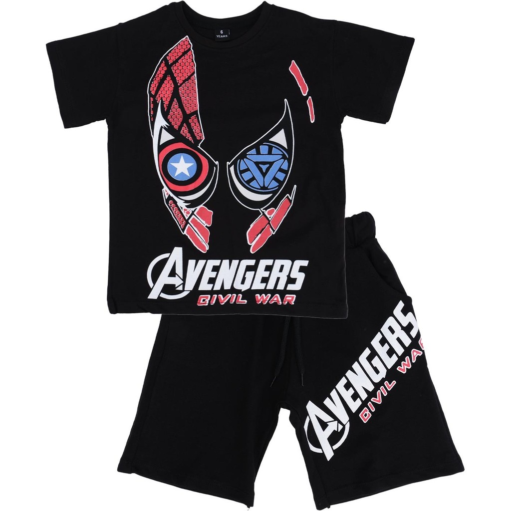 Bebelop Avengers Baskılı T-Shirt Şort Takım Giyim & İç Giyim Fiyatı