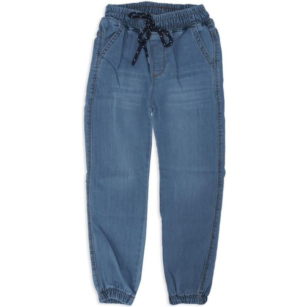 Bebelop Erkek Çocuk Bel Lastikli Bağcıklı Cepli Denim Kot Pantolon Erkek Çocuk Pantolon Fiyatı