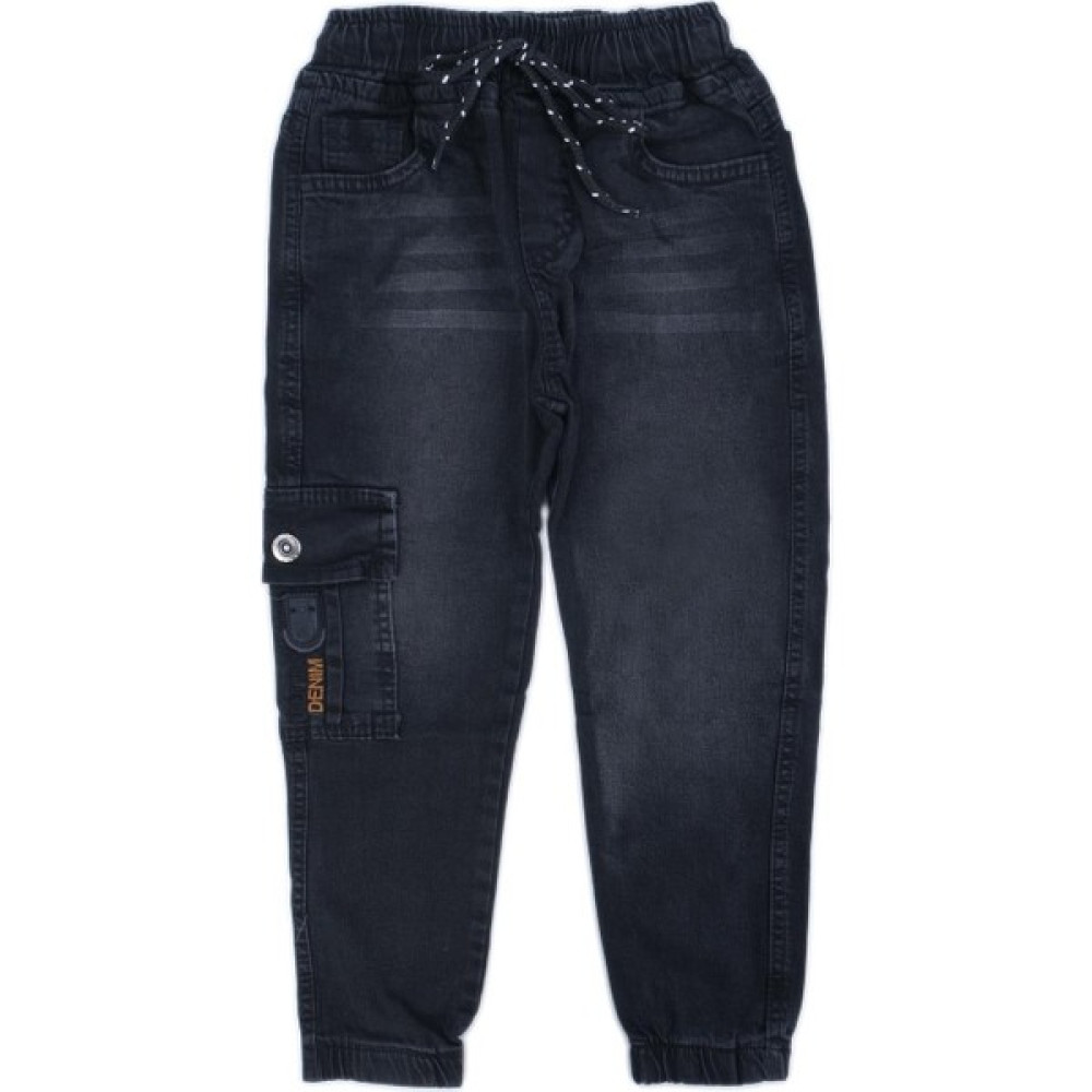 Bebelop Erkek Çocuk Paça Lastikli Denim Cepli Bağcıklı Pantolon Erkek Çocuk Pantolon Fiyatı