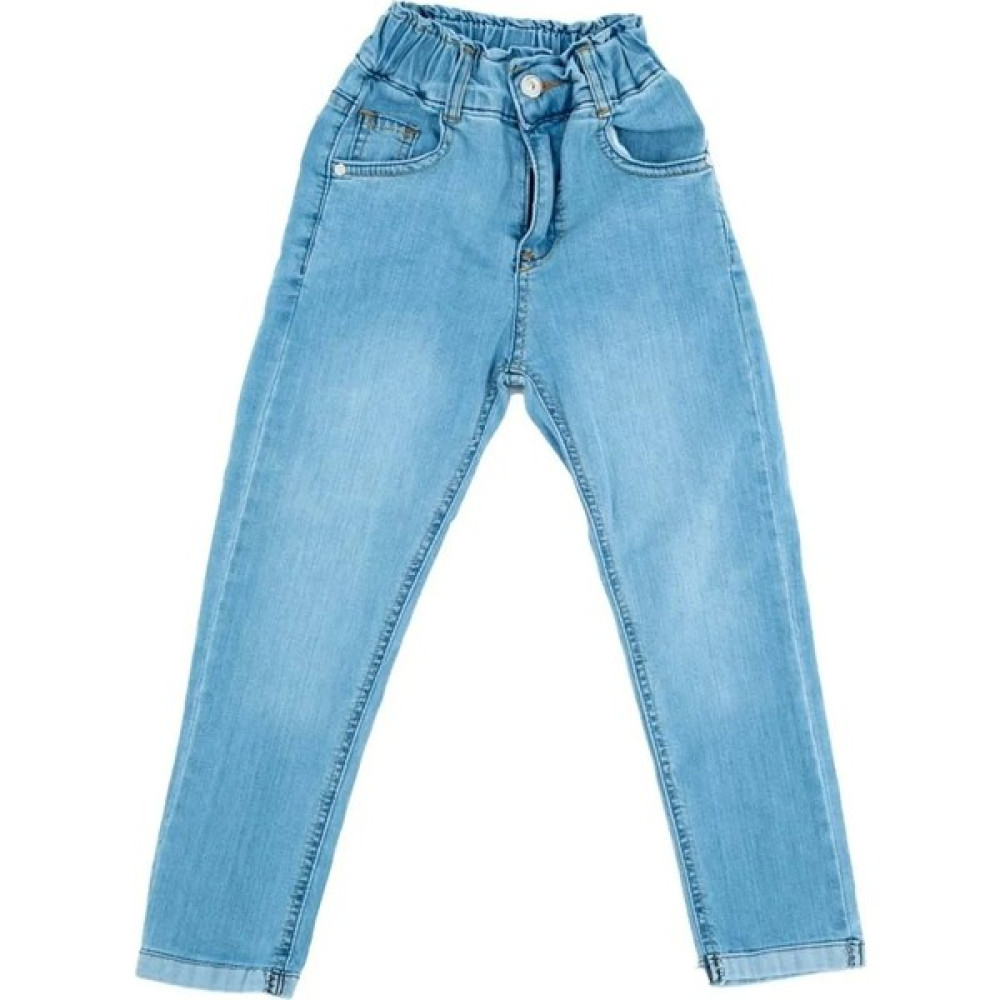 Bebelop Kız Çocuk Beli Lastikli Denim 6-10 Yaş Kot Pantolon Kız Çocuk Pantolon Fiyatı