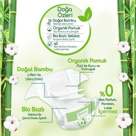 Bebem Natural Jumbo Avantaj Beden:5 11-18 kg Junior 144 Adet Bebek Bezi