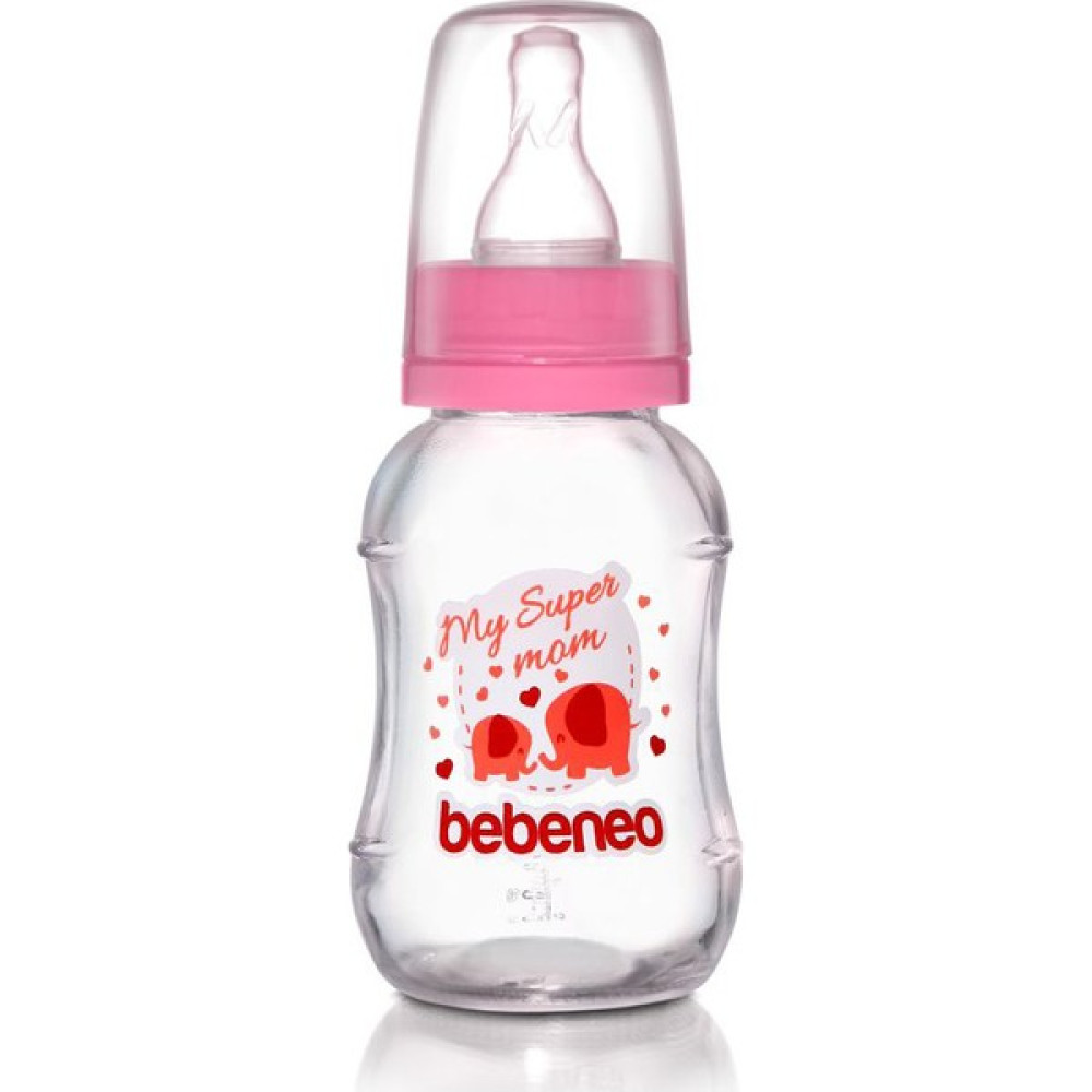 Bebeneo Cam Biberon 120 ml - Pembe Biberon Fiyatı
