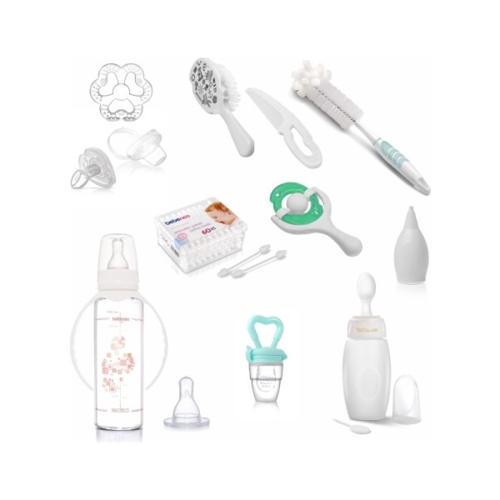 Bebeneo Elegant Biberon Seti - Yenidoğan Bebek Bakım Seti - Bpa Içermez - Bebek Hediyesi Newborn Gift Set - Beyaz - 240 ml Biberon Fiyatı