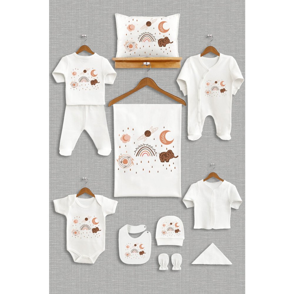 bebeqon 11li Organik Hastane Çıkışı 0-3 AY Beden Bebek Hastane Çıkışı Fiyatı
