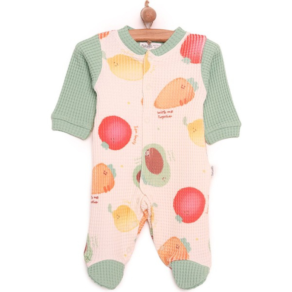 Bebetto Yenidoğan Vegatables Patikli Tulum Unisex Bebek Tulumu Fiyatı