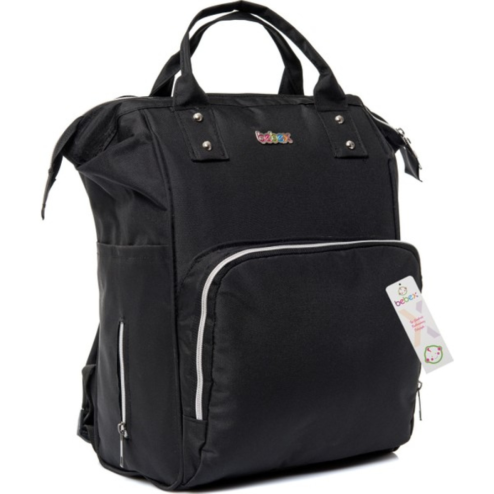 Bebex Bag-Z Organizatör Anne Bebek Bakım Sırt Çantası Siyah/Dark Black - Siyah Bebek Bakım Çantası Fiyatı