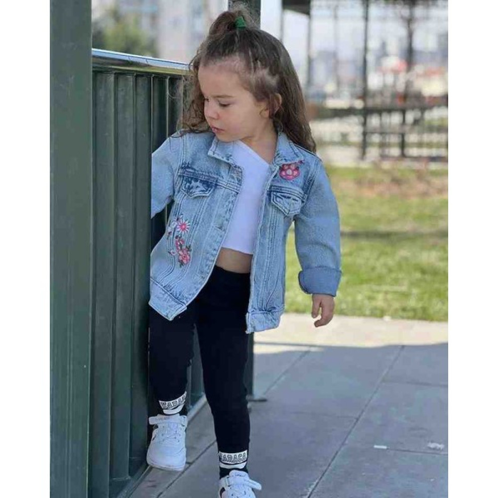 Bebişler Butik Kız Çocuk Kot Ceket Kız Çocuk Mont Fiyatı