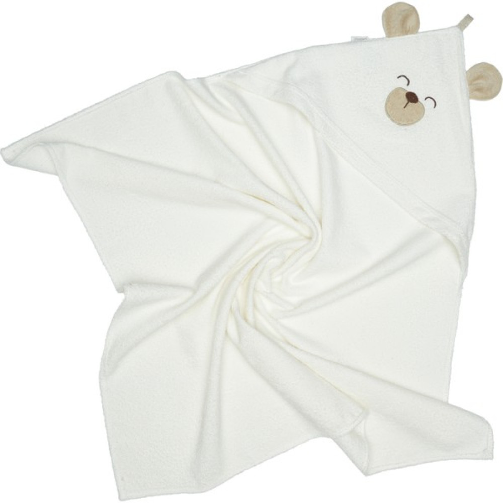 Bebit Sevimli Köpek Bebek Bornoz 87X90 cm - 0 - 3 Yaş - Bej - Ekru Bornoz Fiyatı