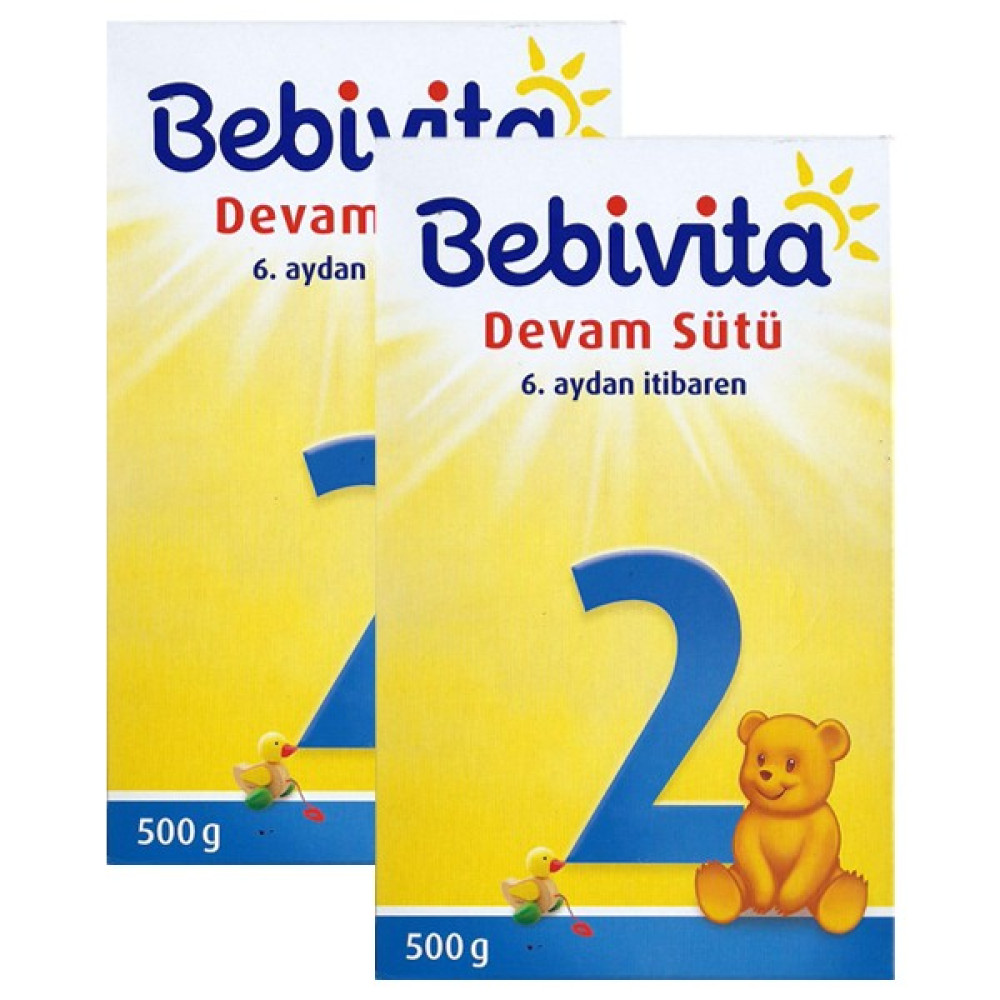 Bebivita 2 Devam Sütü 500 gr - 2'li Bebek Beslenme Gereçleri Fiyatı