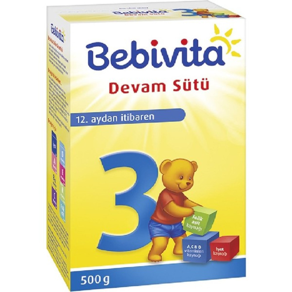 Bebivita 3 Devam Sütü 500 gr Bebek Beslenme Gereçleri Fiyatı