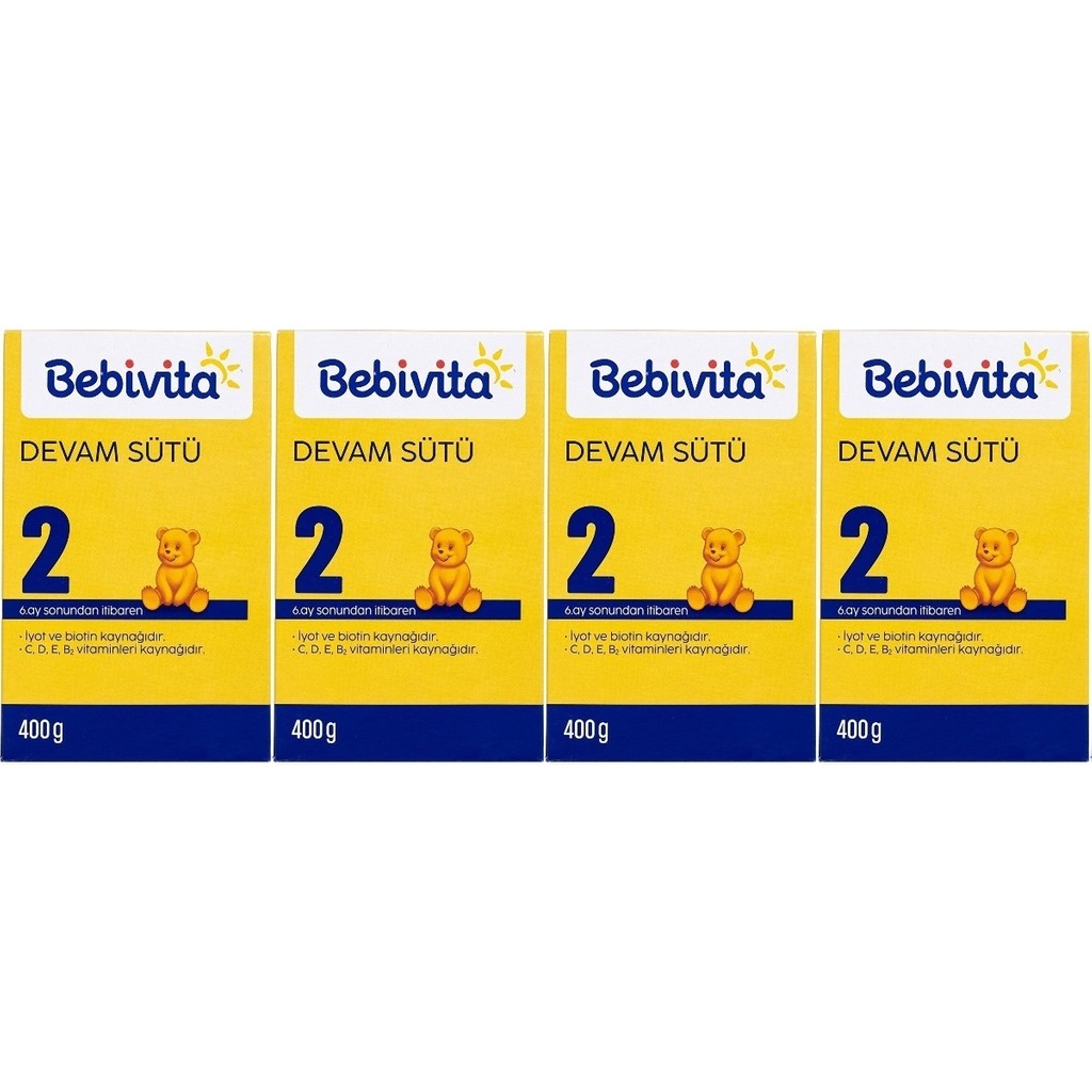 Bebivita Bebek Sütü 400GR No:2 (6-12 Ay) (4 Lü Set) - . Diğer Fiyatı