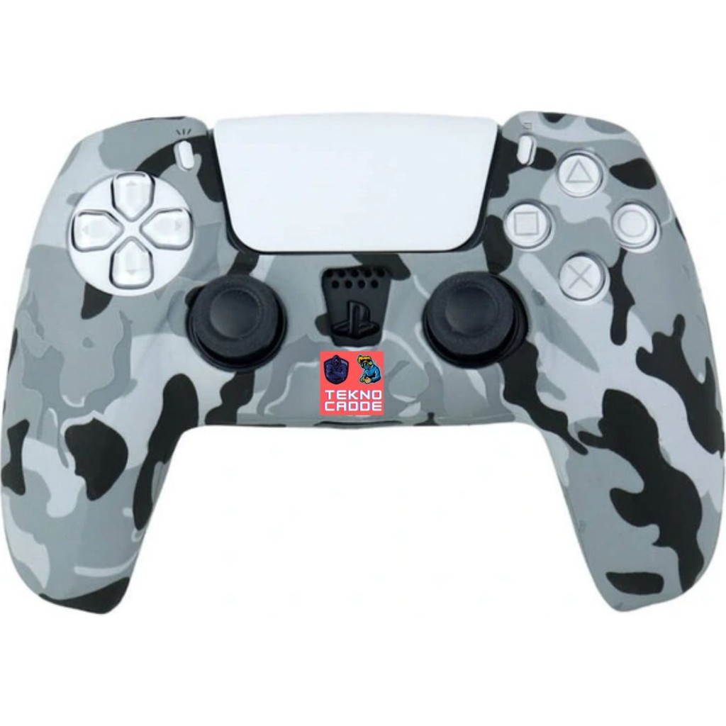 Beboncool Ps5 Dualsense Uyumlu Joystick Koruyucu Silikon Kılıf Gri Kamuflaj PlayStation 5 PS5 Oyunları Fiyatı