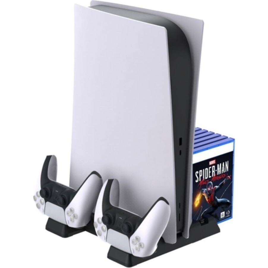 Beboncool TP5-0593 Siyah Oyun Hazneli Fanlı Şarj Standı Ps5 Playstation 5 İçin Özel Tasarım SSD / Solid State Drive Fiyatı