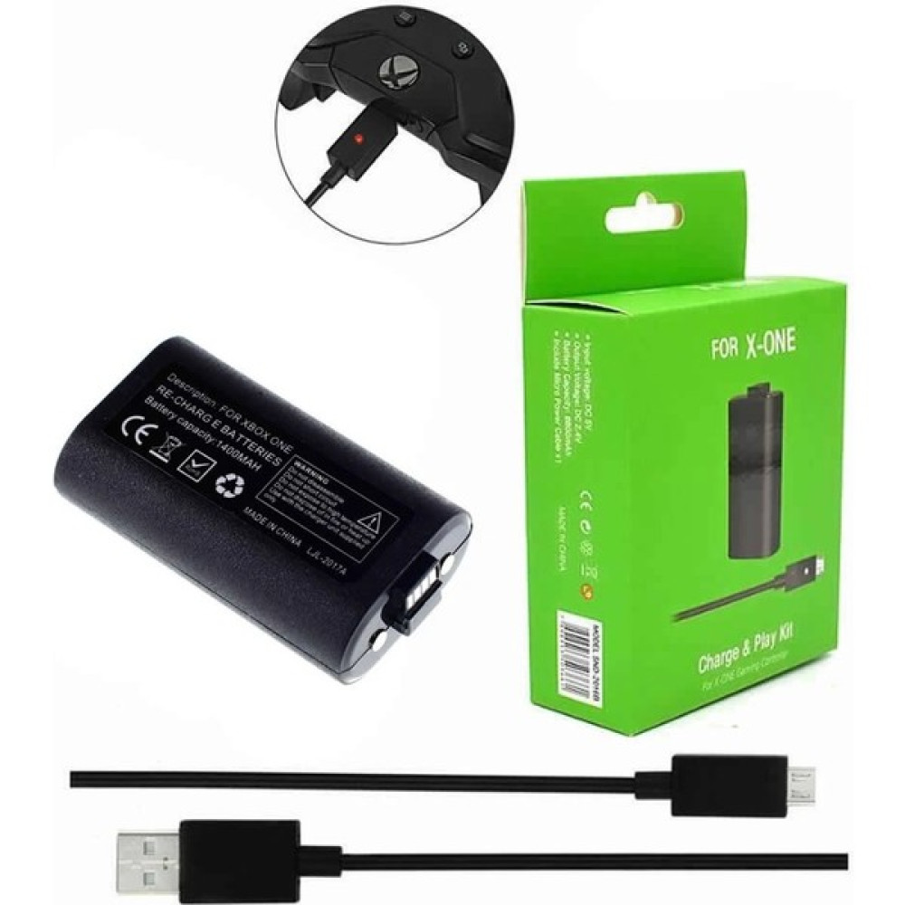 Beboncool Xbox 1400 mah Pil Kablo Seti - Siyah Xbox Oyun Kolu ve Aksesuarları Fiyatı
