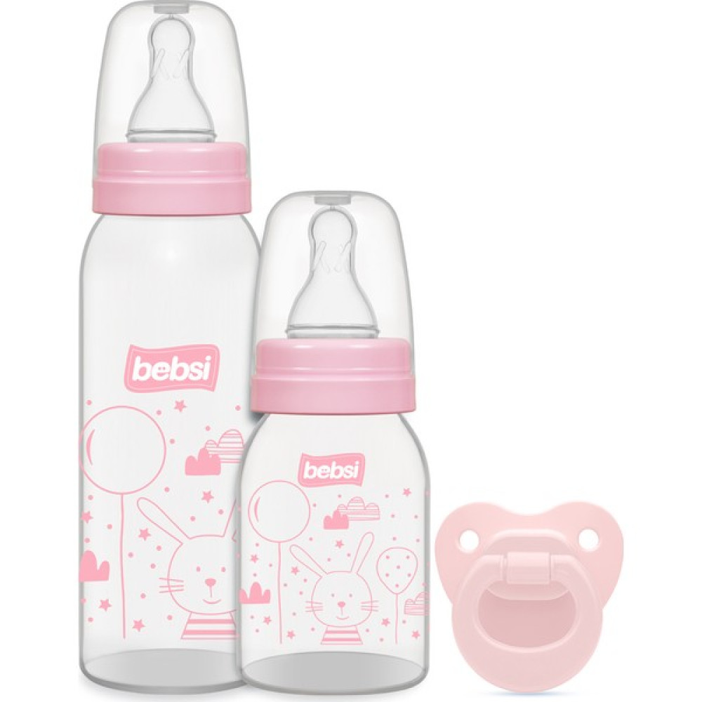 Bebsi 3'lü Set Pp- Pembe Biberon Fiyatı
