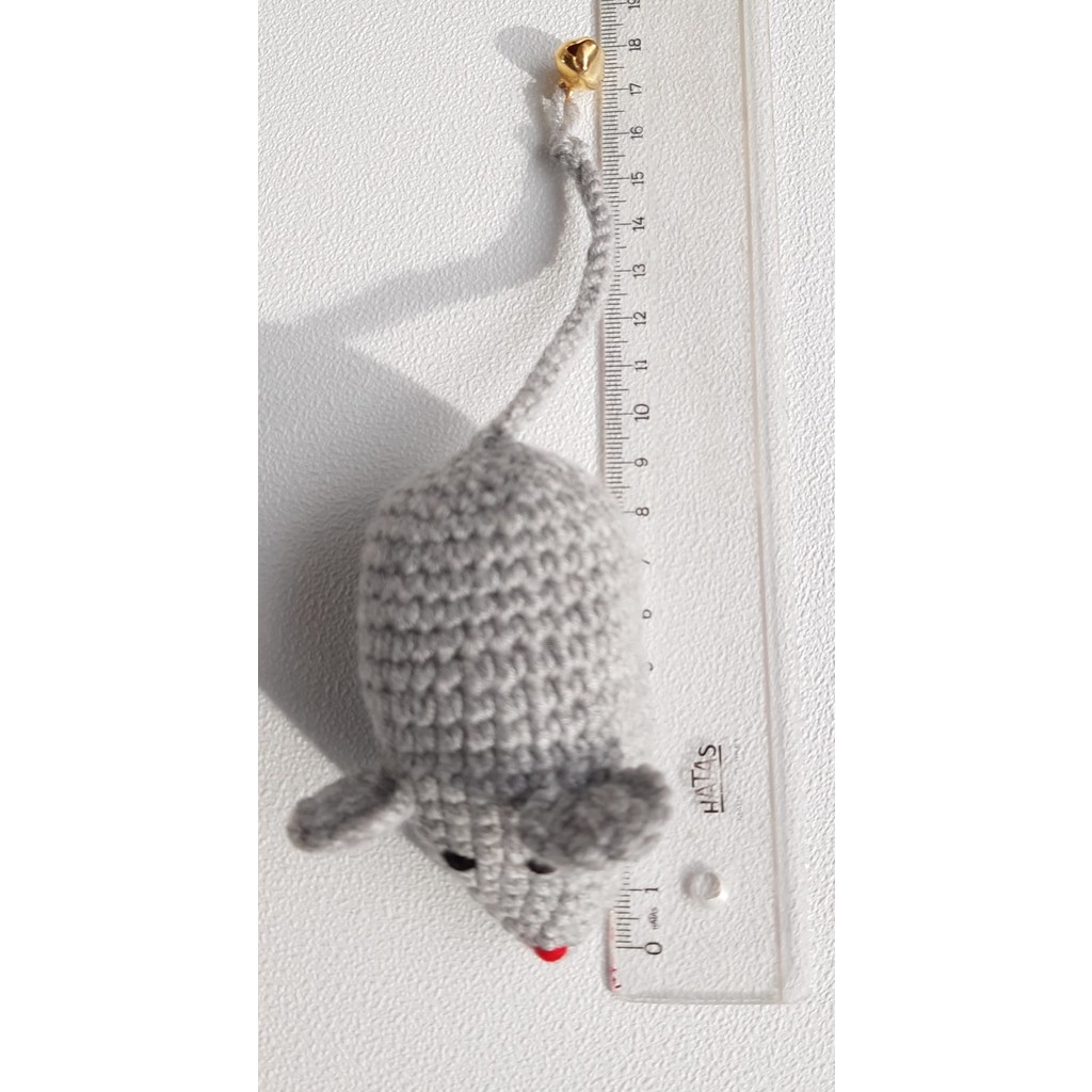 BeCat Yıkanabilir Amigurumi Kedi&Köpek Oyuncağı Gri Fare Antibakteriyel Malzemeden Eğlenceli Tasarım SSD / Solid State Drive Fiyatı