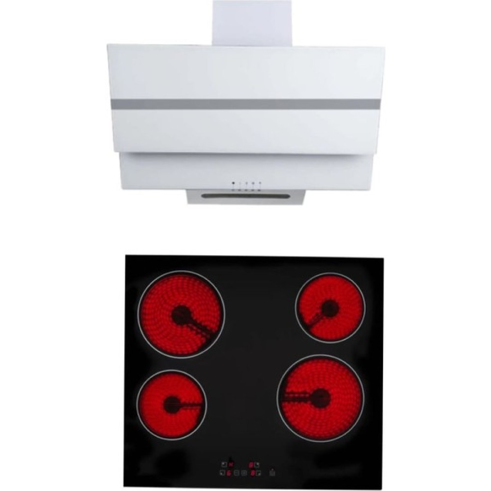 Becen House 2'li Vitro Seramik Beyaz Ankastre Set (F17 60) Ankastre Setler Fiyatı
