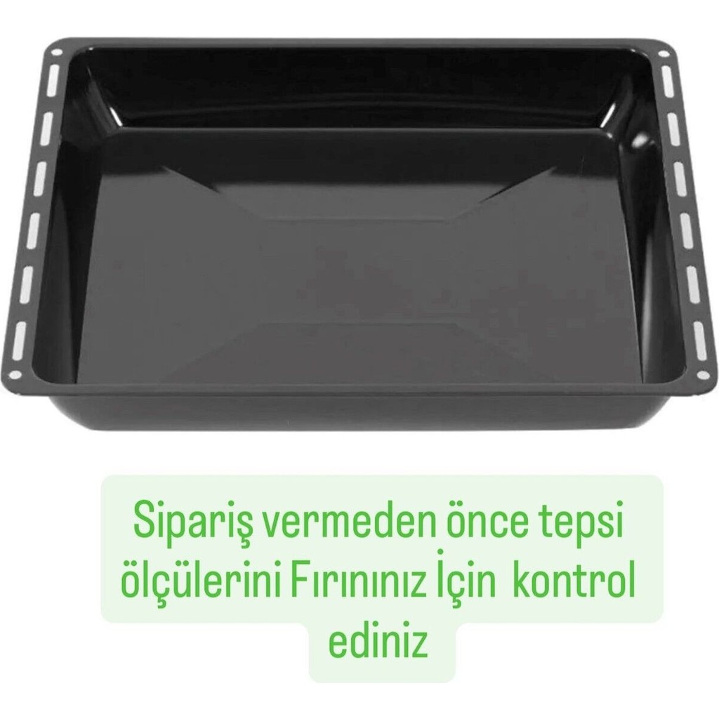Becen House Ankastre Emaye Derin Parlak Fırın Tepsisi 45,5*37,5*3,5 cm - siyah Tepsiler / Fırın Kapları Fiyatı