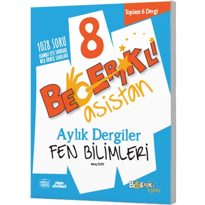 Becerikli Asistan 8. Sınıf Fen Bilimleri Aylık Dergiler Seti Diğer Fiyatı