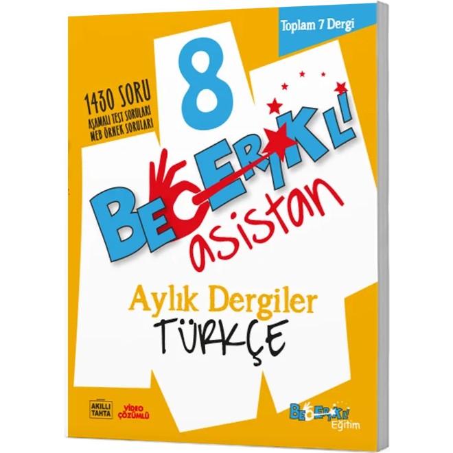 Becerikli Asistan 8. Sınıf Türkçe Aylık Dergiler Seti Diğer Fiyatı
