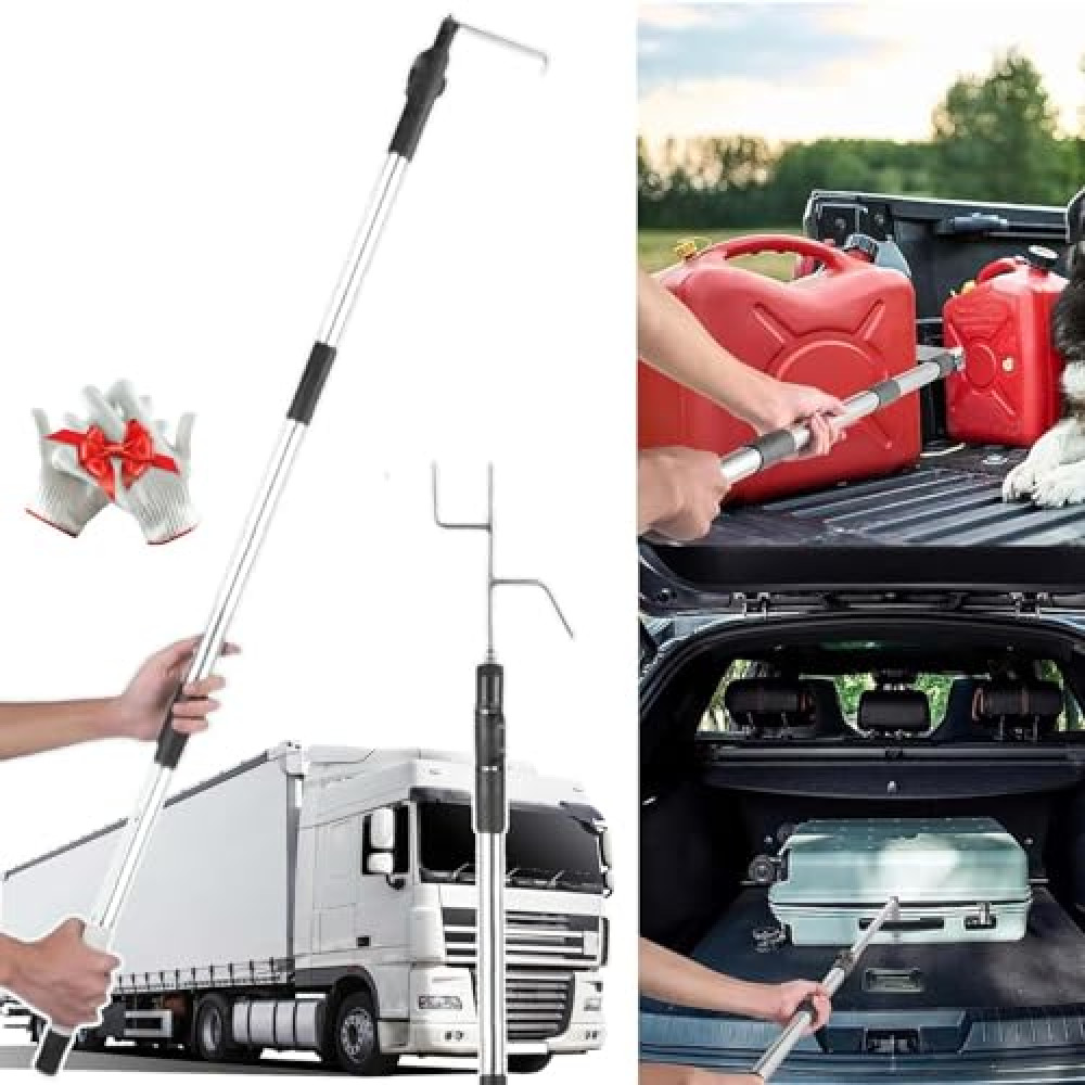 Bed Buddy Truck Tool,2025 New Truck Cargo Grabber,Bed Buddy Truck Tool with Magnetic Mount,Bed Buddy Truck Cargo Grabber, Truck Bed Reach Tool (59in)