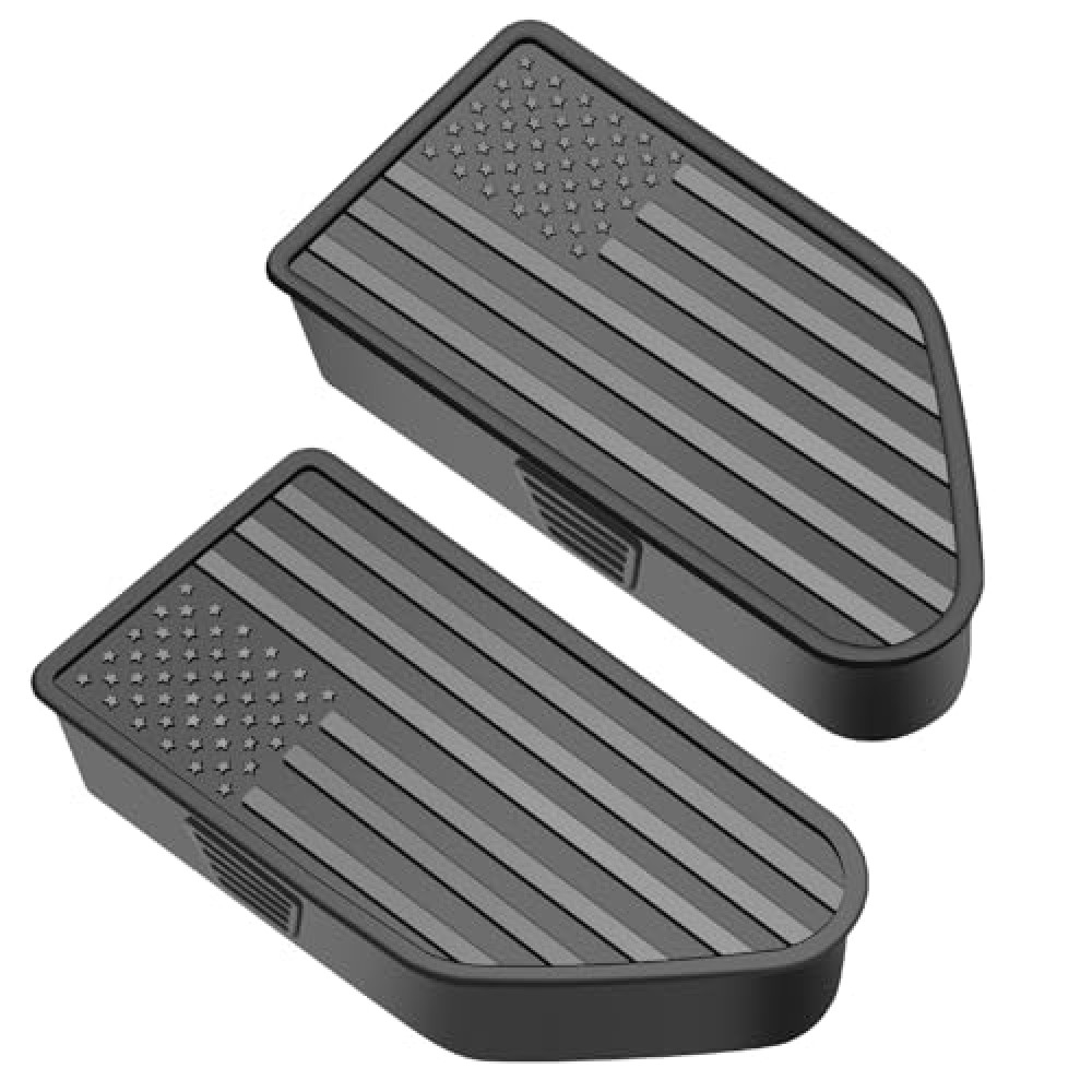 Bed Rail Stake Pocket Covers for 2023-2026 Chevy Colorado/GMC Canyon, Ational Flag Truck Rear Holes Caps Bed Rail Holes Plugs Covers(National Flag)