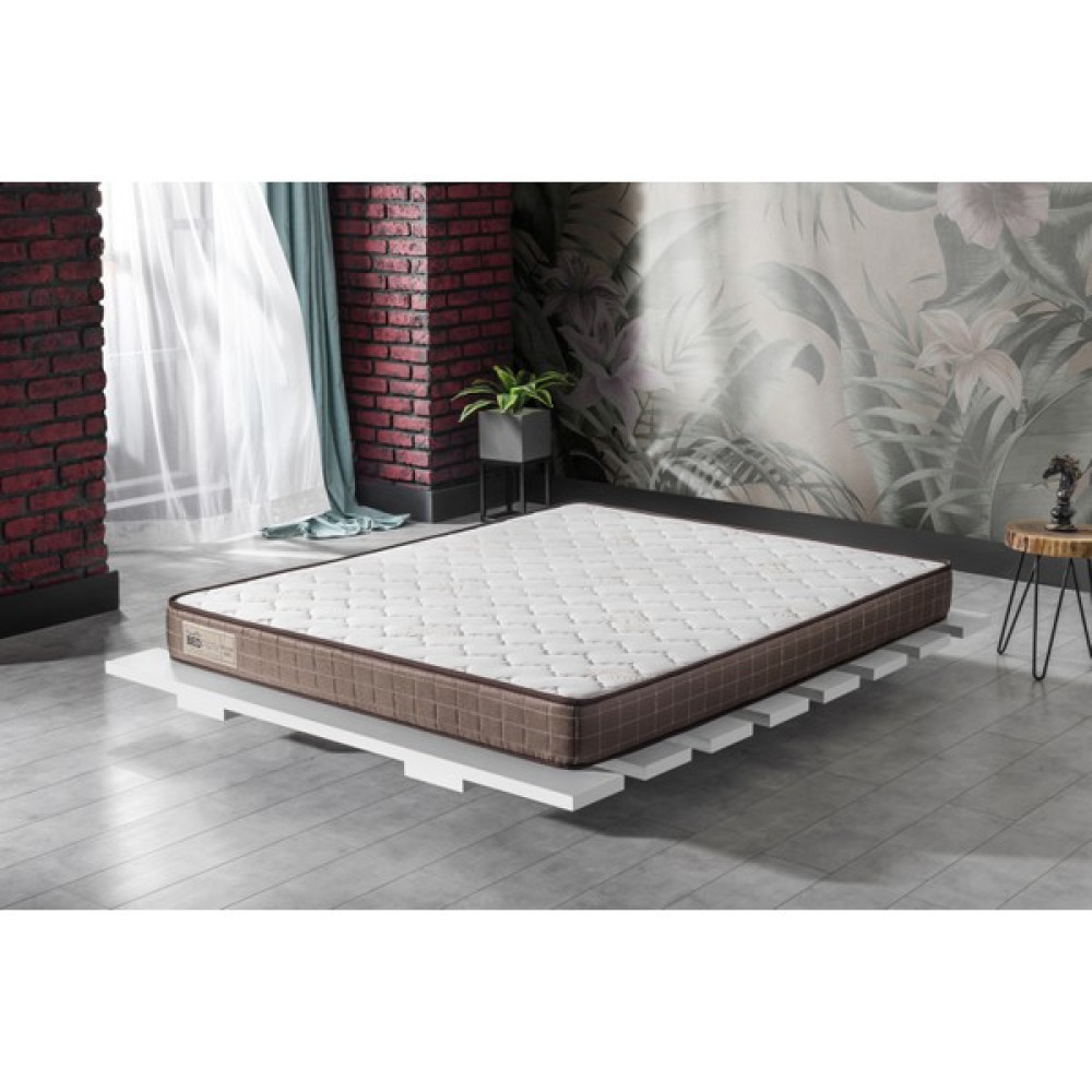 BED01 90x190 Organic Natural Bamboo Kumaşlı Visco Yatak - 90 x 190 cm Yatak Fiyatı