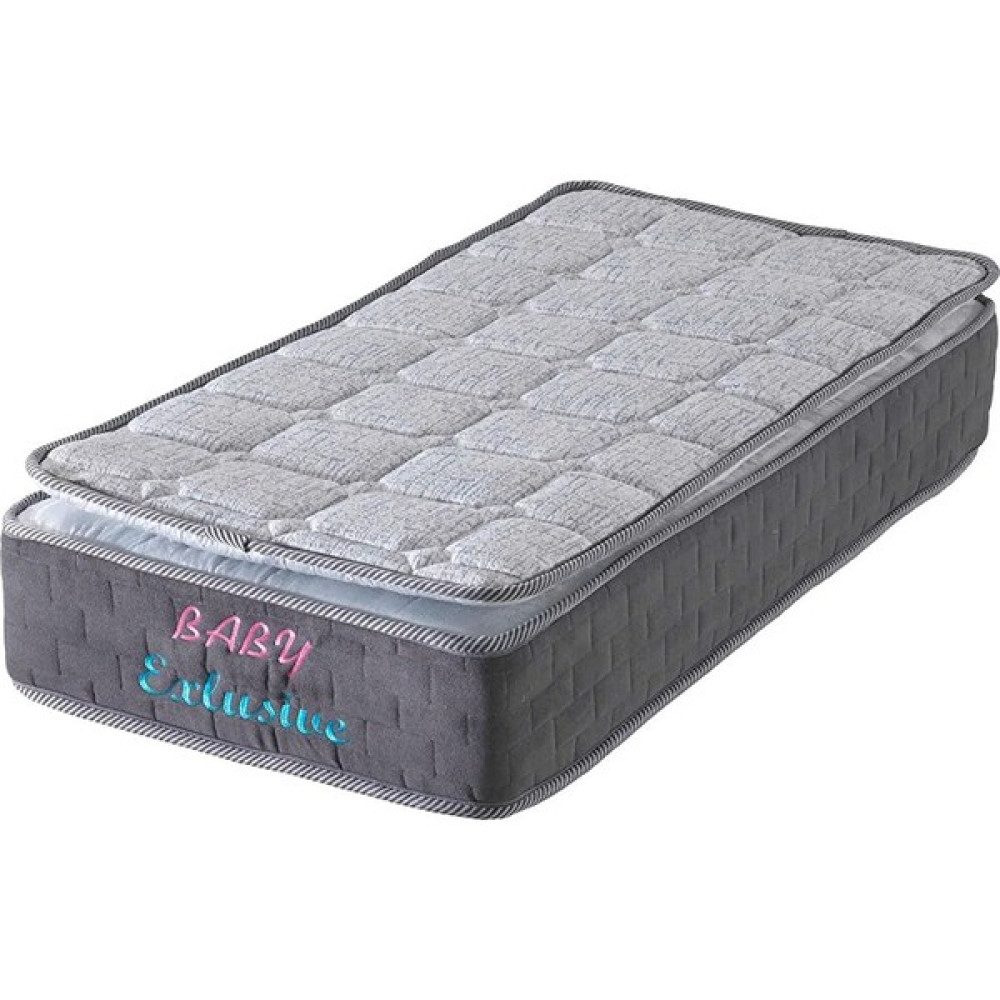 Bedcraft Full Ortopedik Yaylı Bebek Yatağı Grey - 60 x 120 cm Yatak Fiyatı