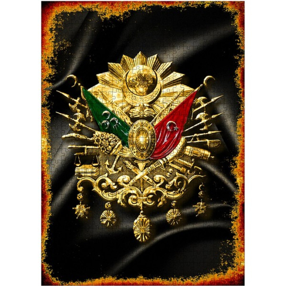 Bedeko Ahşap Mdf Puzzle Yapboz Eski Poster Osmanlı Tuğrası 500 Parça 50*70 cm Puzzle & Aksesuarları Fiyatı
