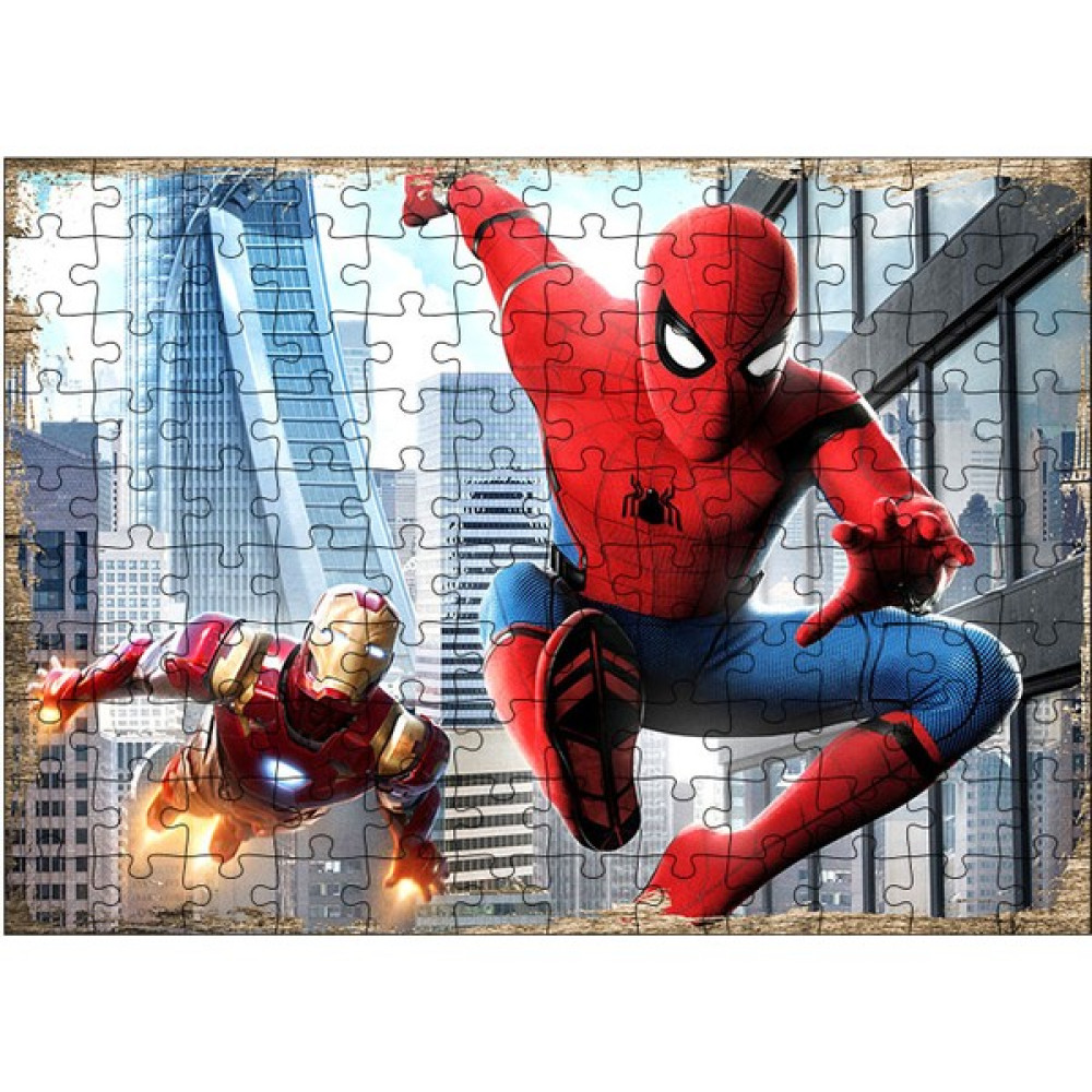 Bedeko Ahşap Mdf Puzzle Yapboz Örümcek Adam Marvel Karekter 120 Parça 25*35 cm Puzzle & Aksesuarları Fiyatı