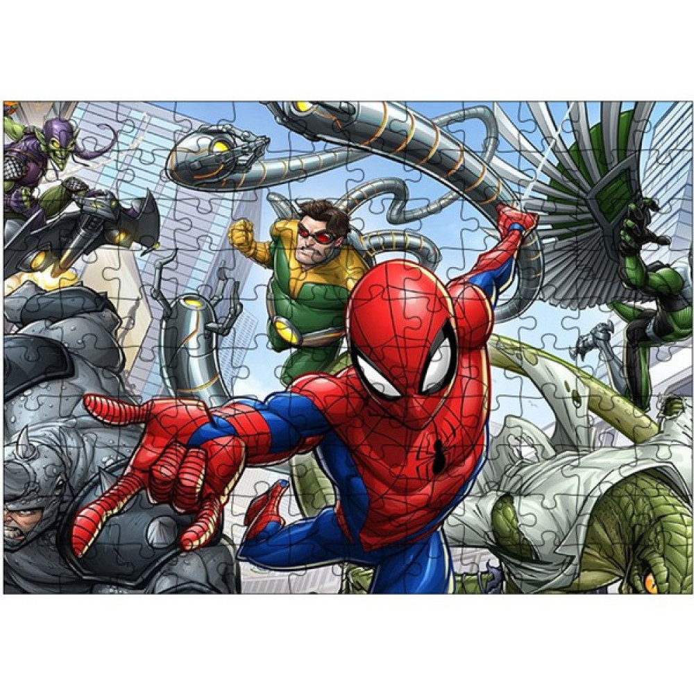 Bedeko Ahşap Mdf Puzzle Yapboz Örümcek Adam ve Süper Kahramanlar 120 Parça 25*35 cm Puzzle & Aksesuarları Fiyatı