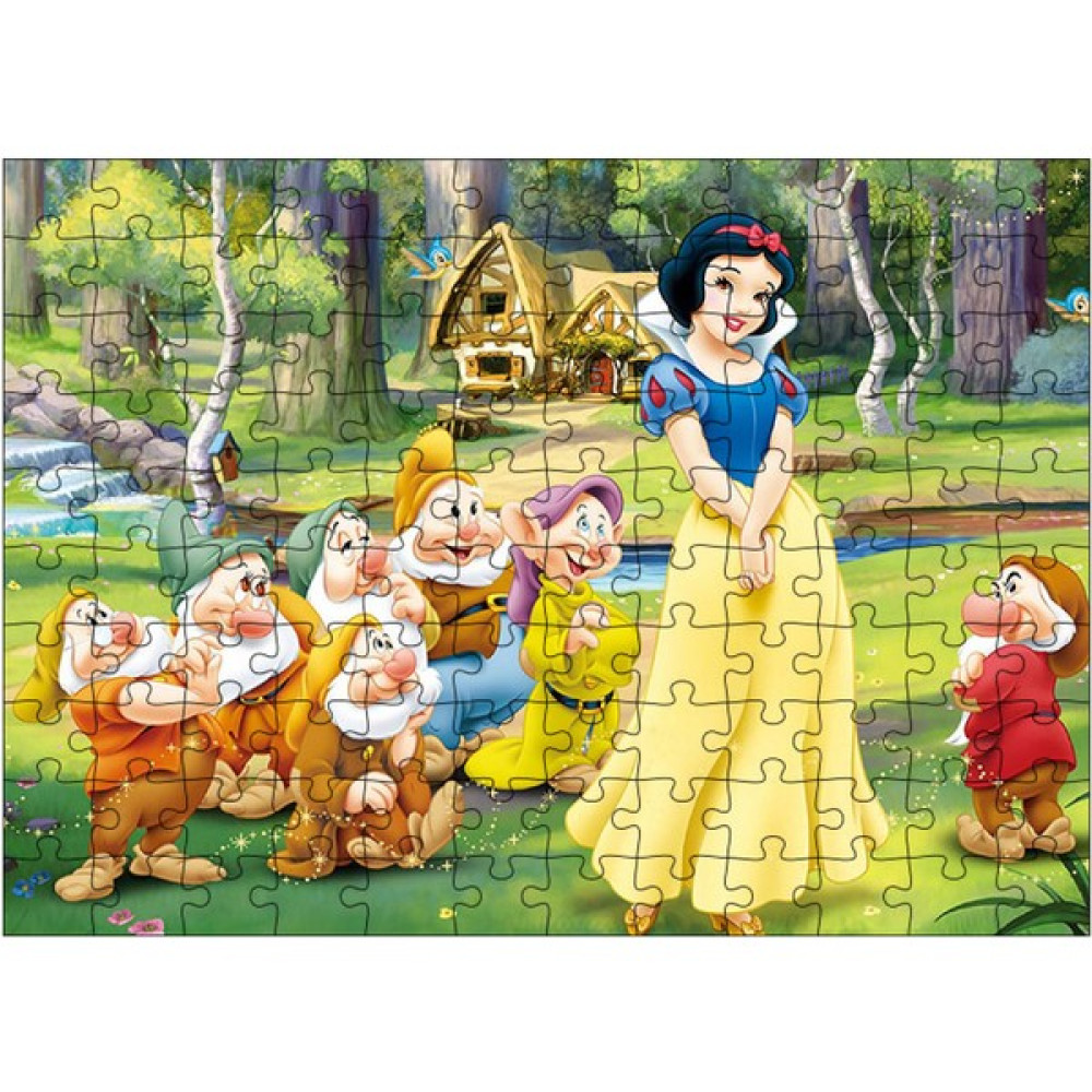 Bedeko Ahşap Mdf Puzzle Yapboz Pamuk Prenses ve Yedi Cüceler 120 Parça 25*35 cm Puzzle & Aksesuarları Fiyatı
