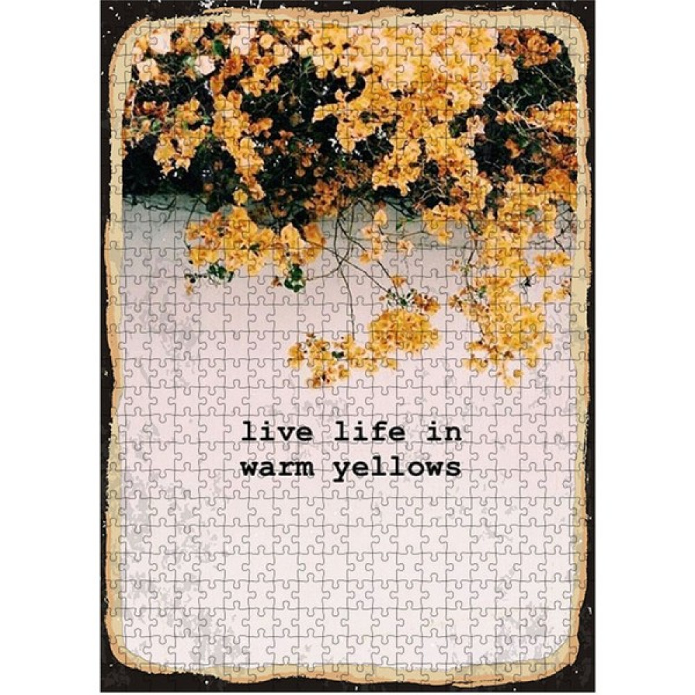 Bedeko Ahşap Mdf Puzzle Yapboz Sarı Çiçekler 500 Parça 50*70 cm Puzzle & Aksesuarları Fiyatı