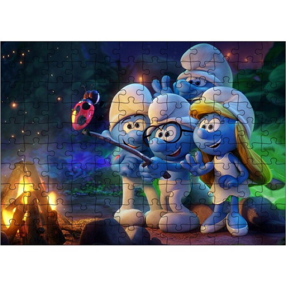Bedeko Ahşap Mdf Puzzle Yapboz Şirinler 120 Parça 25*35 cm Puzzle & Aksesuarları Fiyatı