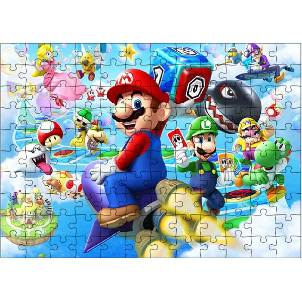 Bedeko Ahşap Mdf Puzzle Yapboz Süper Mario 120 Parça 25*35 cm Puzzle & Aksesuarları Fiyatı
