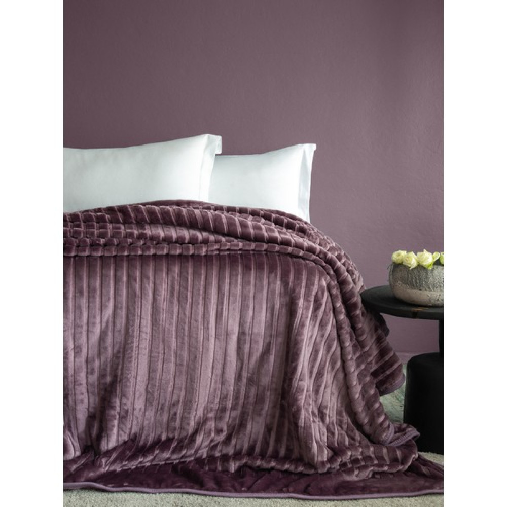 Bedline Gentle Battaniye Damson 200*220 cm - 200 x 220 cm - Gül Kurusu Battaniye Fiyatı