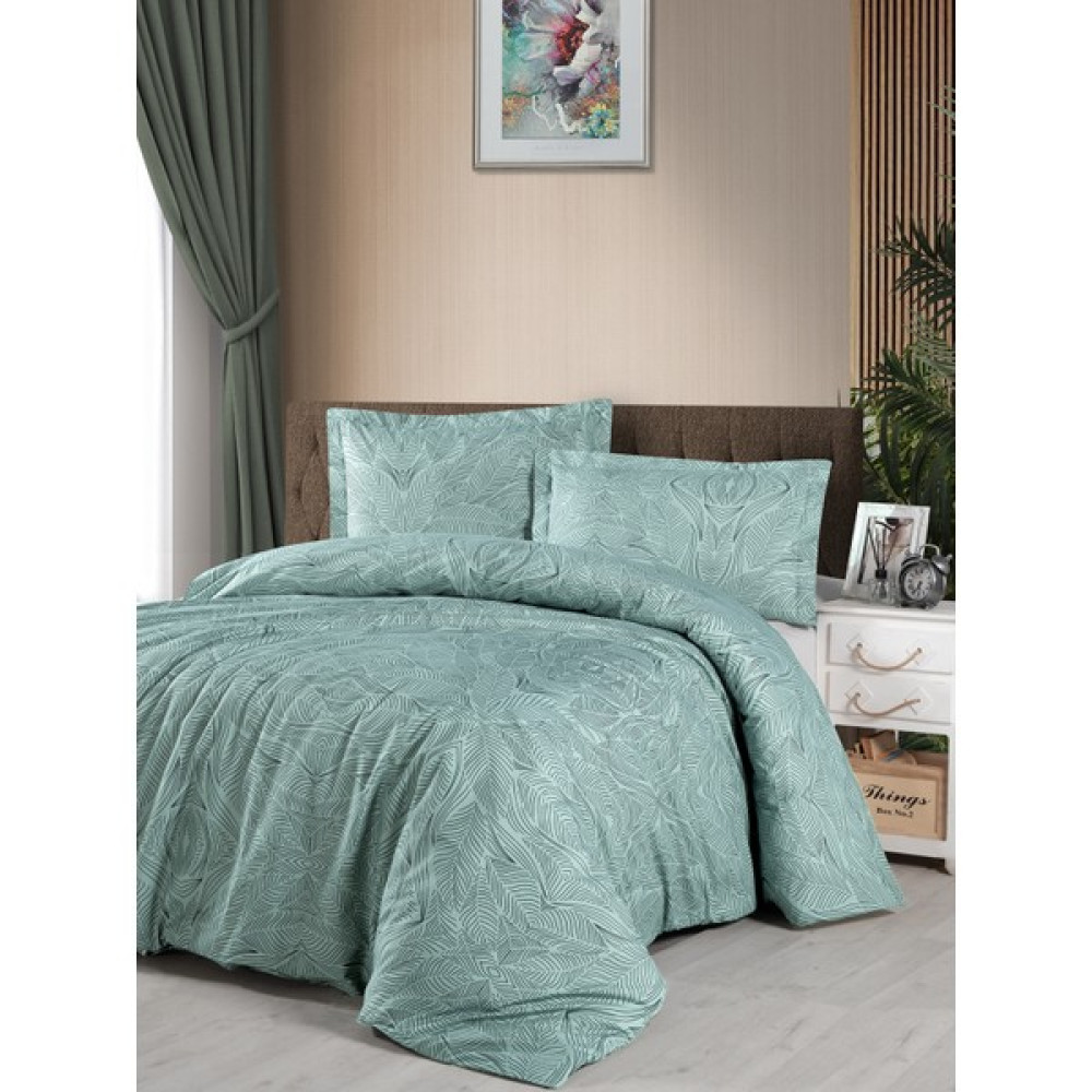 Bedline Ranforce Nevresim Takımı Çift Kişilik Silvia - 200 x 220 cm - Mint Nevresim Takımı Fiyatı