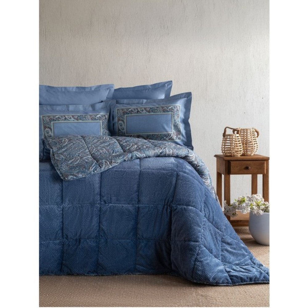 Bedline Softly Uyku Seti Tek Kişilik Harmony Indigo - Mavi Diğer Fiyatı