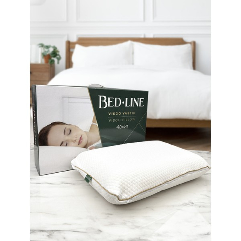 Bedline Visco Hight Comfort Yastık 39*58*16 cm 2 Adet - Beyaz - 39 x 59 cm Yastık Fiyatı