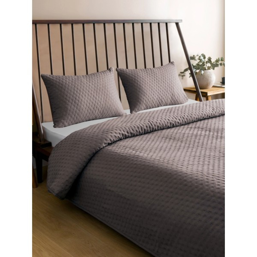 Bedspreado Yıkanmış Mikro Gül Kurusu Yatak Örtüsü Set Tek Kişilik 160X220 - 160 x 220 cm Yatak Örtüsü Fiyatı