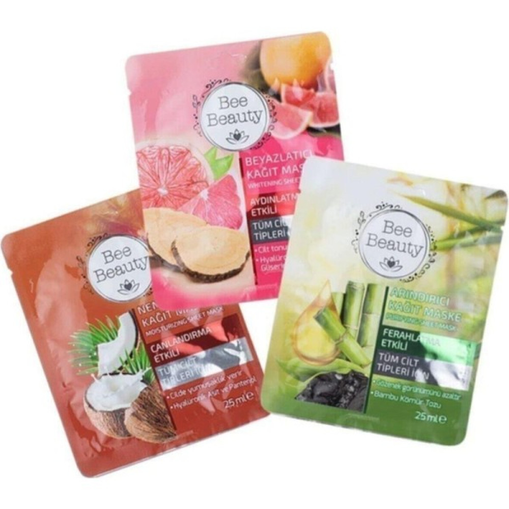 Bee Beauty 3 Lü Yüz Maskesi Maskeler Fiyatı