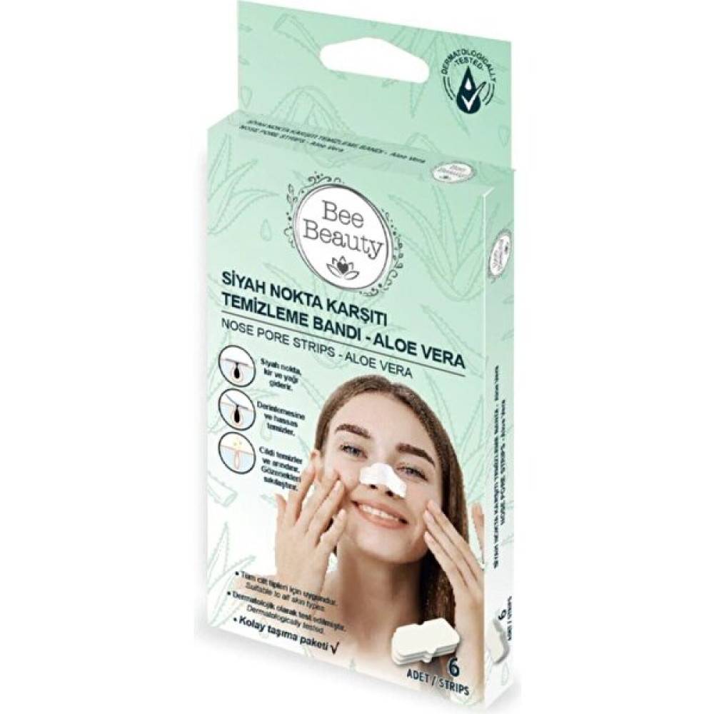 Bee Beauty Aloe Vera Siyah Nokta Temizleme Bandı 6'lı Bb Aloe Nemlendiriciler Fiyatı