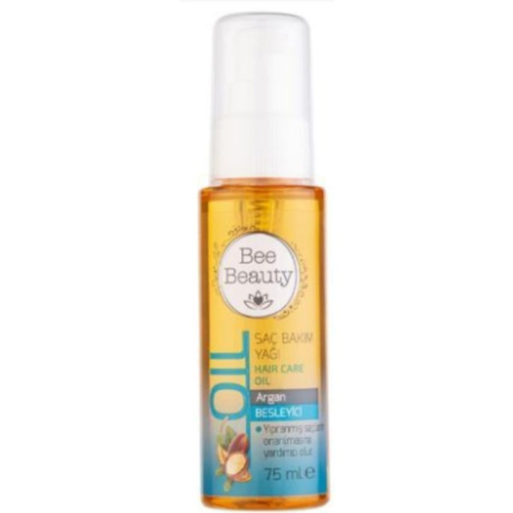Bee Beauty Argan Saç Bakım Yağı 75 ml Besleyici Yıpranmış Saçların Onarılmasına Bee Beauty Saç Bakım Yağı 75 Şampuan ve Saç Kremi Fiyatı