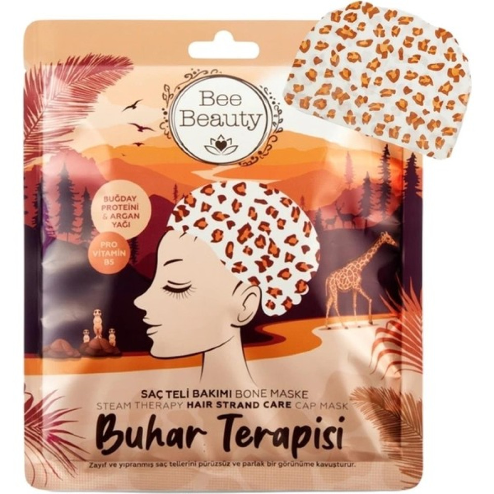 Bee Beauty Buğday Proteini & Argan Yağı Buhar Terapisi Saç Teli Bakımı Bone Maske Saç Bakım Maskeleri & Serumlar & Spreyler Fiyatı
