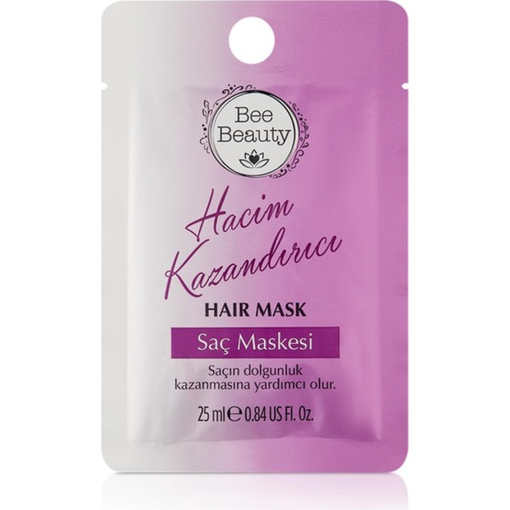 Bee Beauty Hacim Kazandırıcı Saç Maskesi 25 ml Saç Bakım Maskeleri & Serumlar & Spreyler Fiyatı