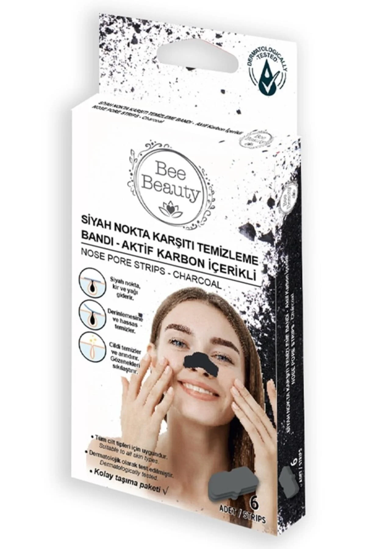 Bee Beauty Marka: Aktif Karbon Siyah Nokta Bandı 6lı Kategori: Yüz Temizleyici" Akne ve Sivilce Bakımı Fiyatı