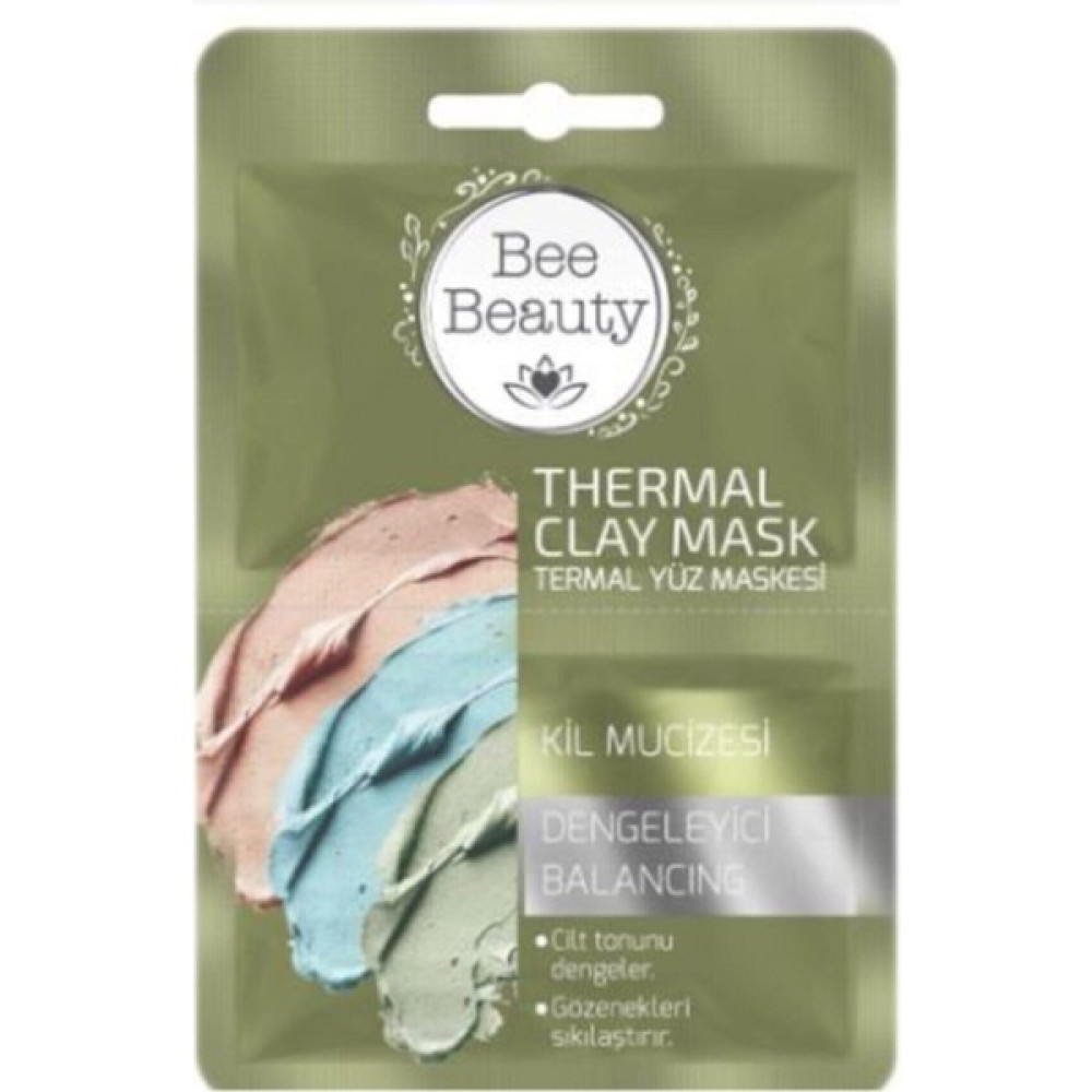 Bee Beauty Termal Kil Yüz Maskesi 2x5 ml Bee Beauty Termal Kil Yüz Maskesi 2x5 Maskeler Fiyatı